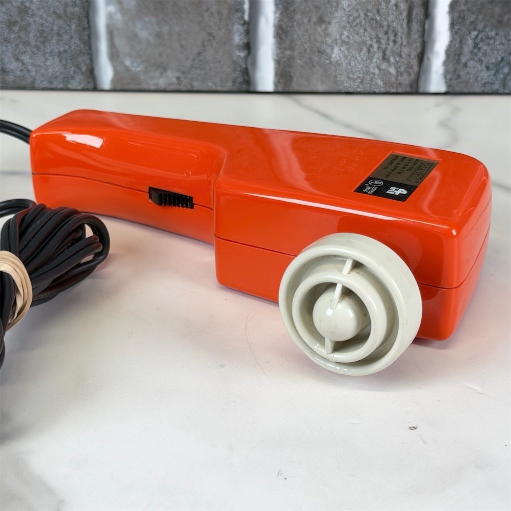 Vintage WAHL Handheld Electric Massager Orange w/ Roller Head Corded 120V