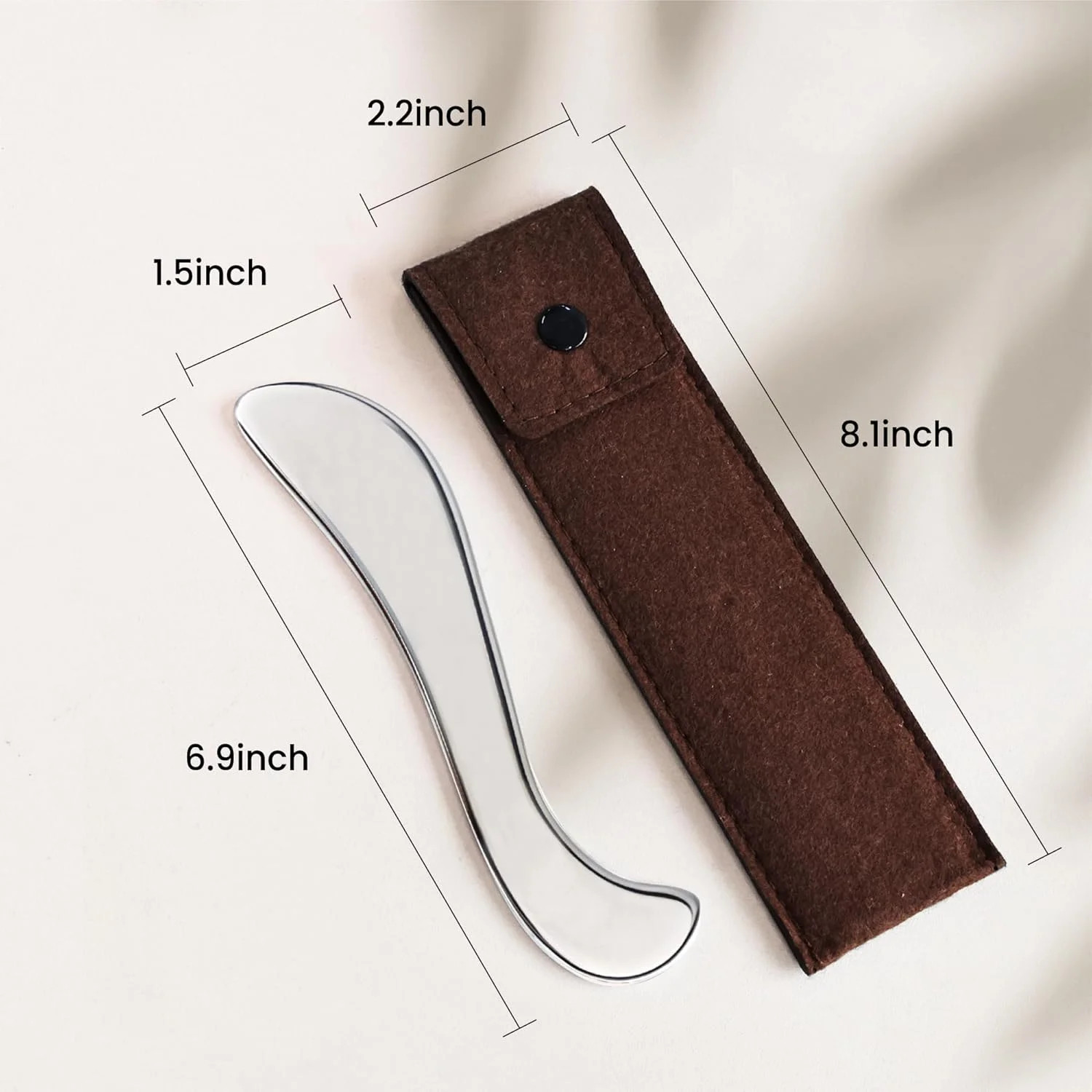Body Gua Sha Tool: Stainless Steel Muscle Scraper Full-Body Guasha Metal Massage