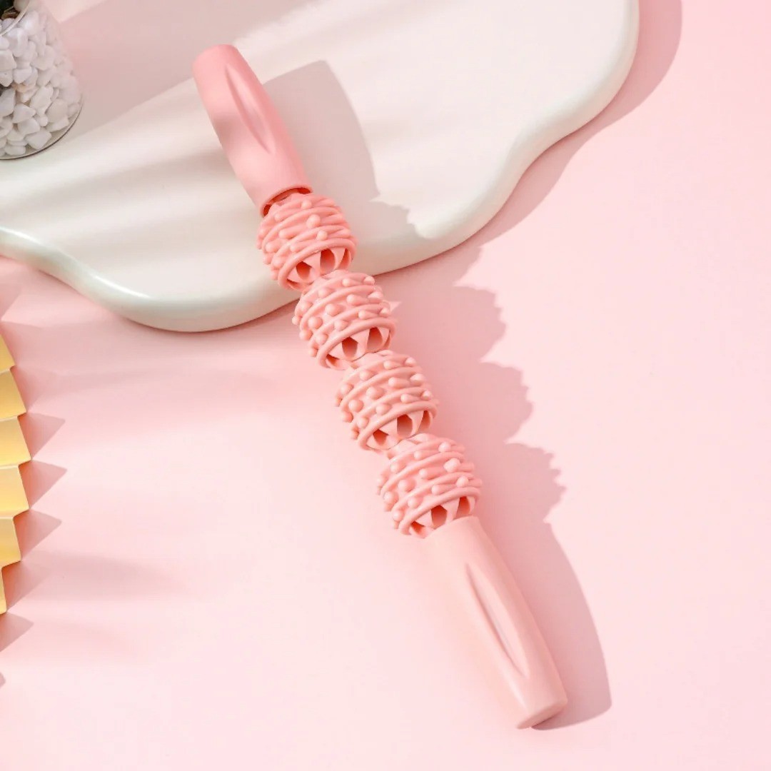 1 Pc Wolf Tooth Massage Stick Leg Muscle Roller Yoga Relaxation Tool