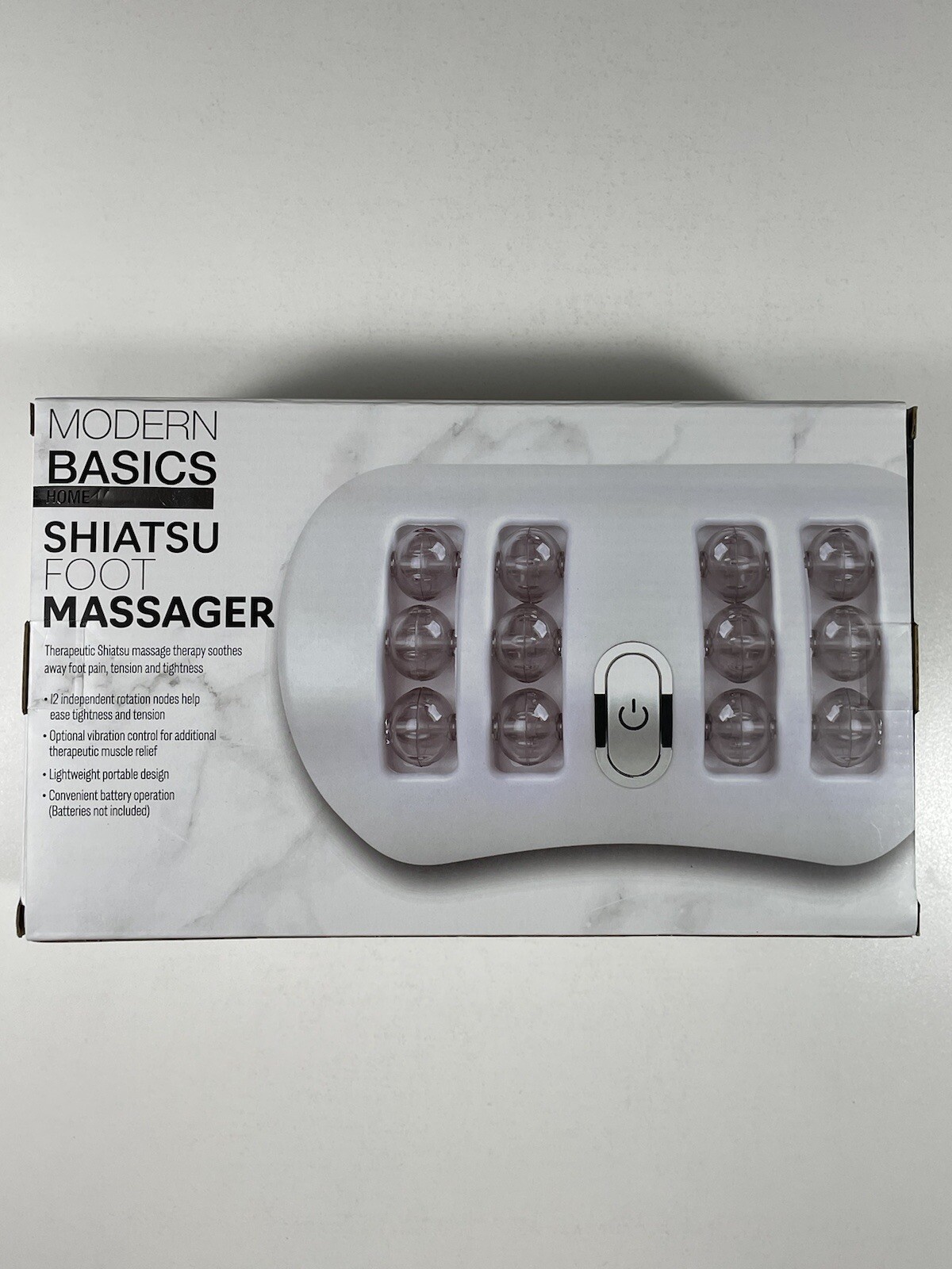 Shiatsu Foot Massager White Modern Basics Home Berkshire Brand New