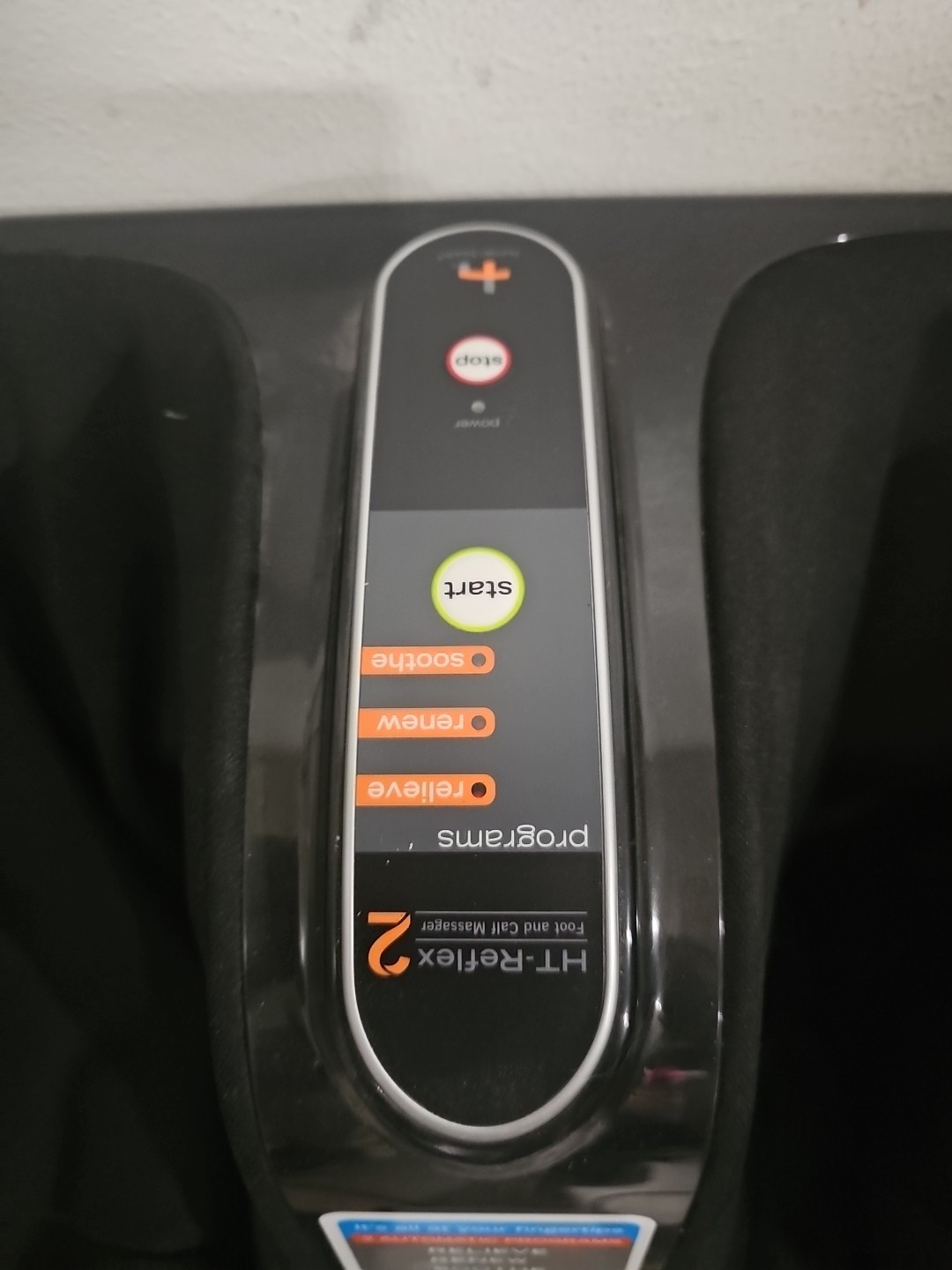200-REFLEX2-001 Part No. HT-REFLEX2BK Calf And Foot Massager EUC
