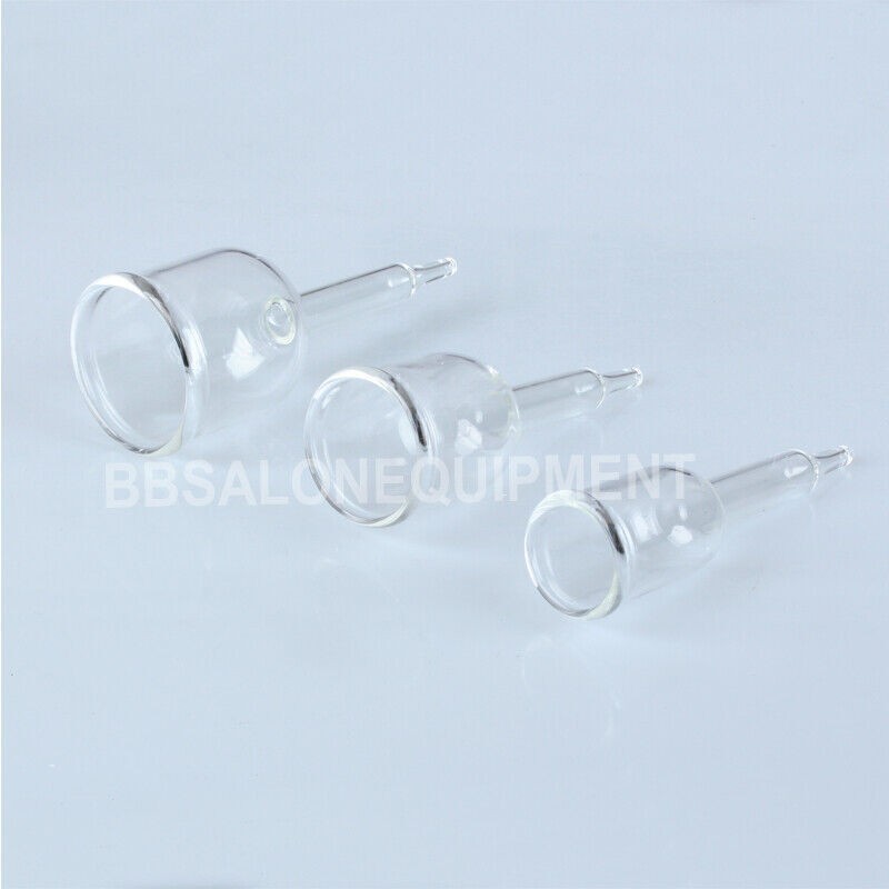 3PCS Vacuum Cupping Glass Cup Attachment For Vacuum Breast Enhancement Machine