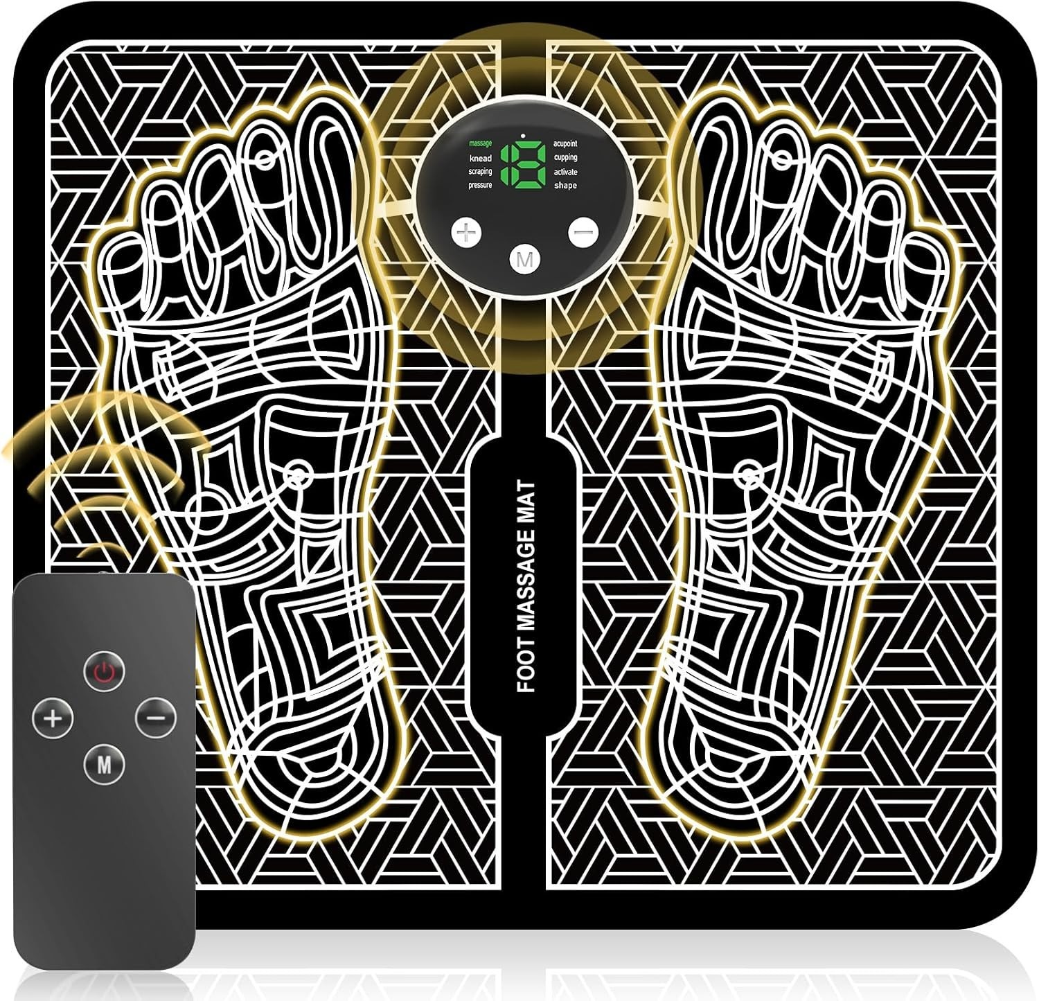 Foot & Body Massager | LCD Display, Pain Relief for Back & Legs