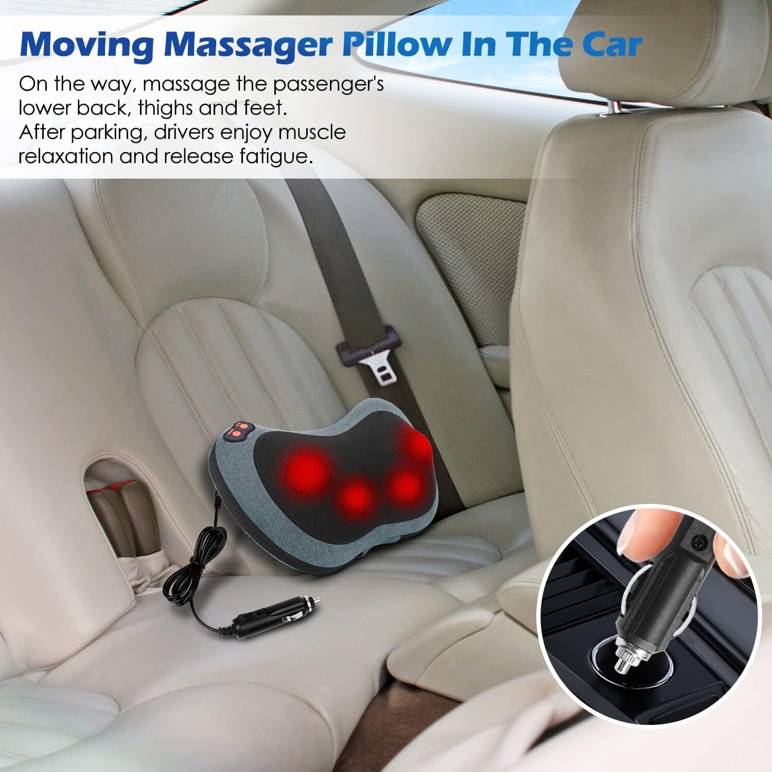 Electric Neck Massager with Heating and Auto Shut-Off – Ideal Muscle Relief Gift