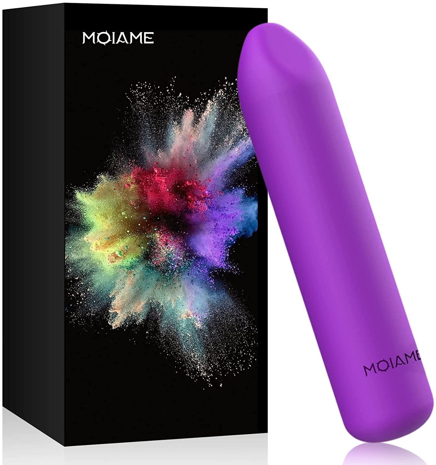 Small Bullet Vibrator for Women: Waterproof Mini Clit Vibrator with 10 Modes, Fu