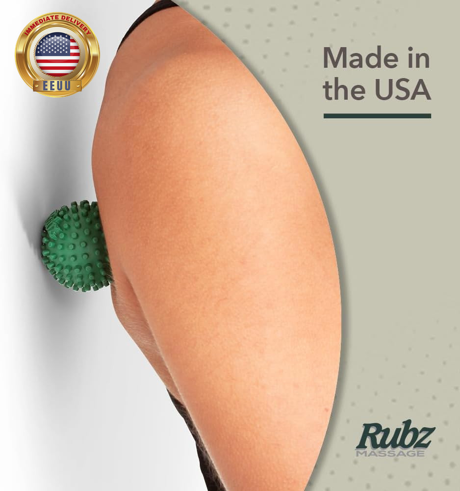 Foot Rubz Hand & Back Massage Ball – Relieve Pain from Plantar Fasciitis, Tight