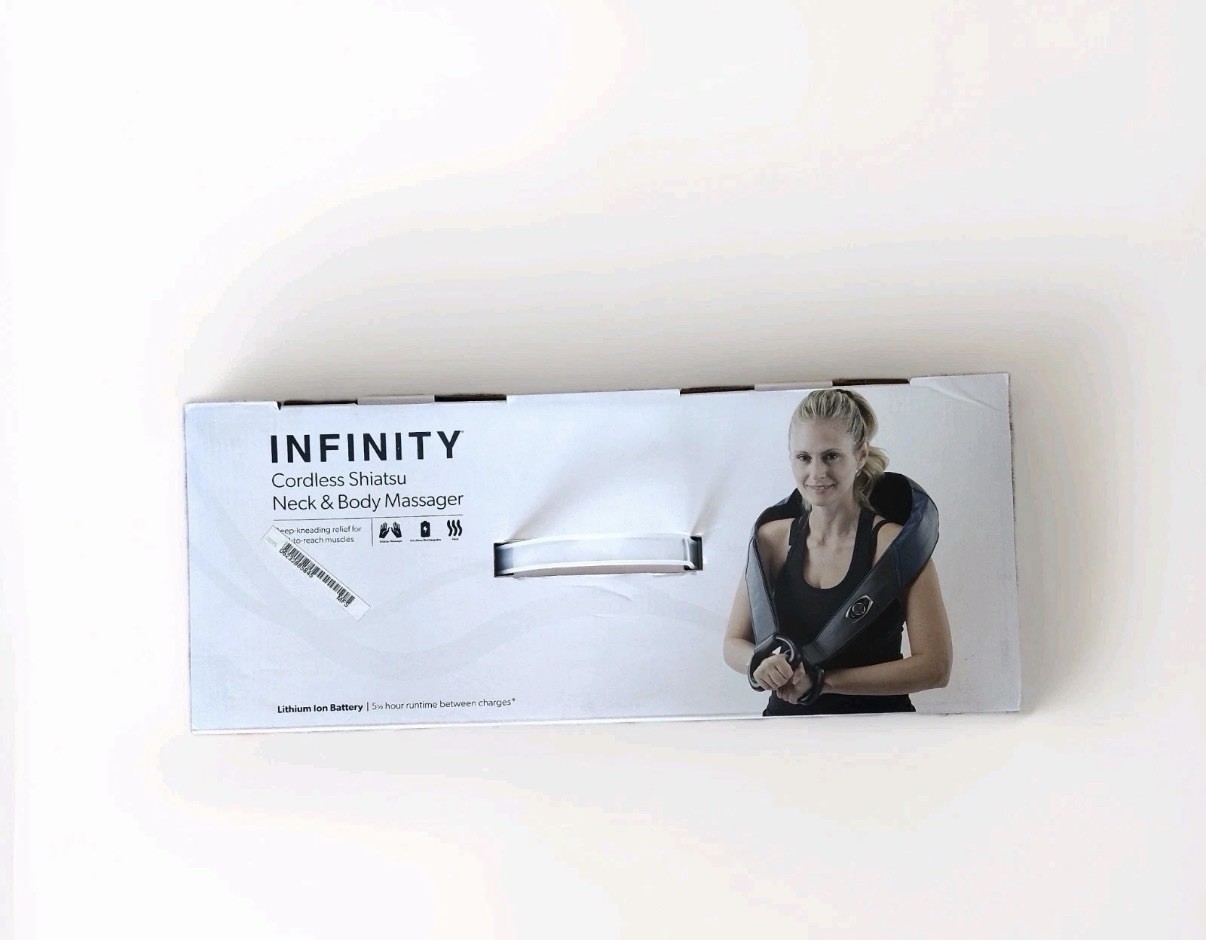Infinity Cordless Rechargeable Shiatsu Neck Shoulders & Body Massage»