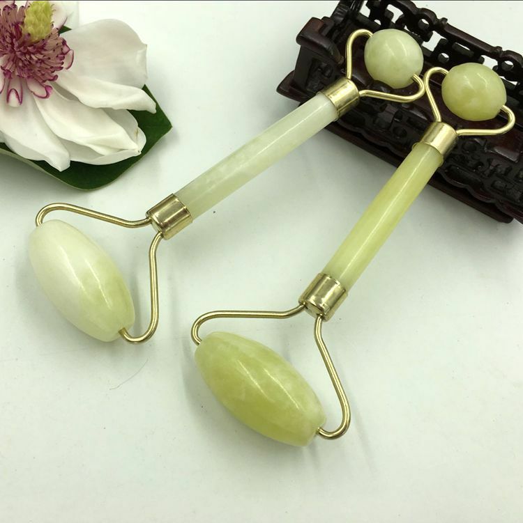 1PCS Facial Massage Body Head Neck Foot Nature Beauty Tool Jade Roller Braces