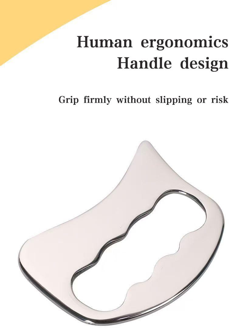 Stainless Steel Gua Sha Scraper for Sports Massage, Fascia Release & Relaxation
