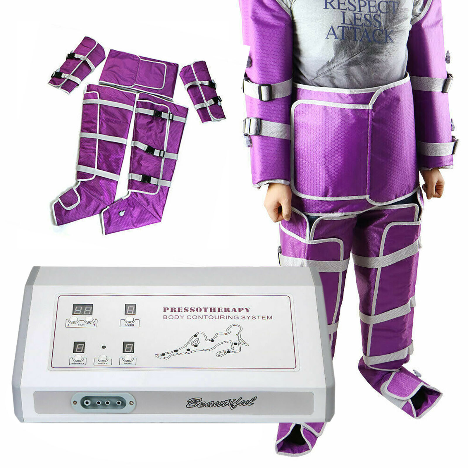 Pressotherapy Lymphatic Drainage Machine Body Massage Blanket Suit Machine 110v