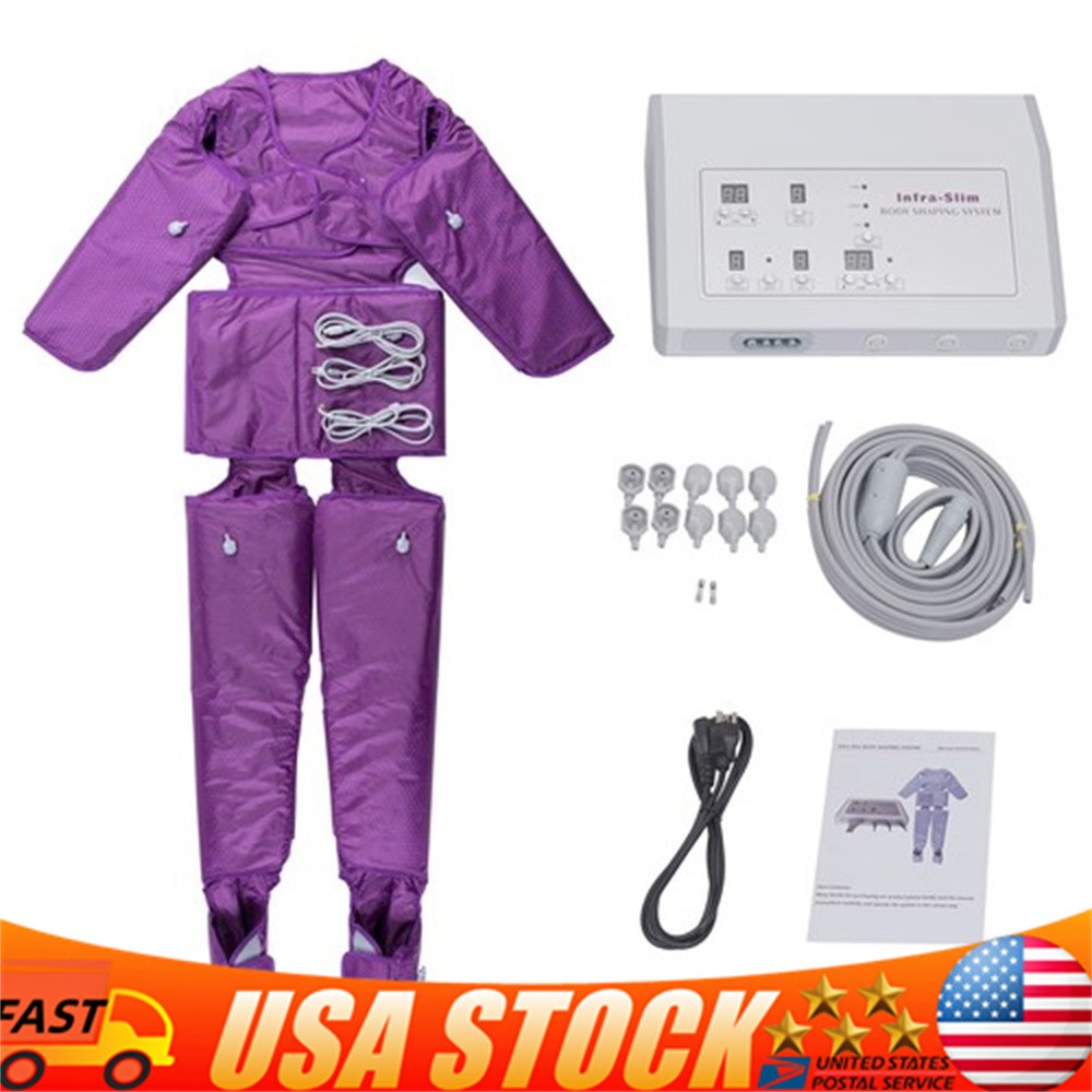 Air Pressure Pressotherapy Lymphatic Weight Loss Slimming Machine Suit 400W 110V
