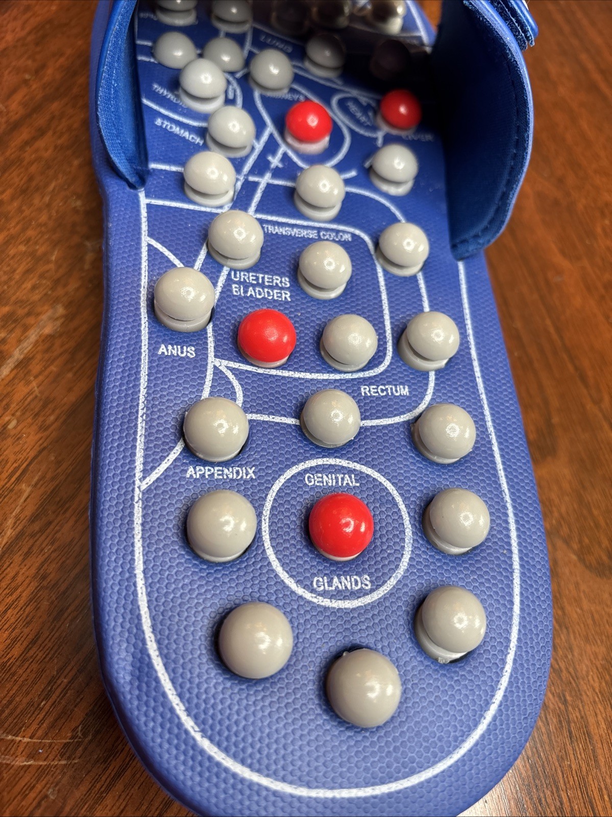Foot Finish Plantar Fasciitis Relief Acupressure Size 44 Foot Reflexology Slides