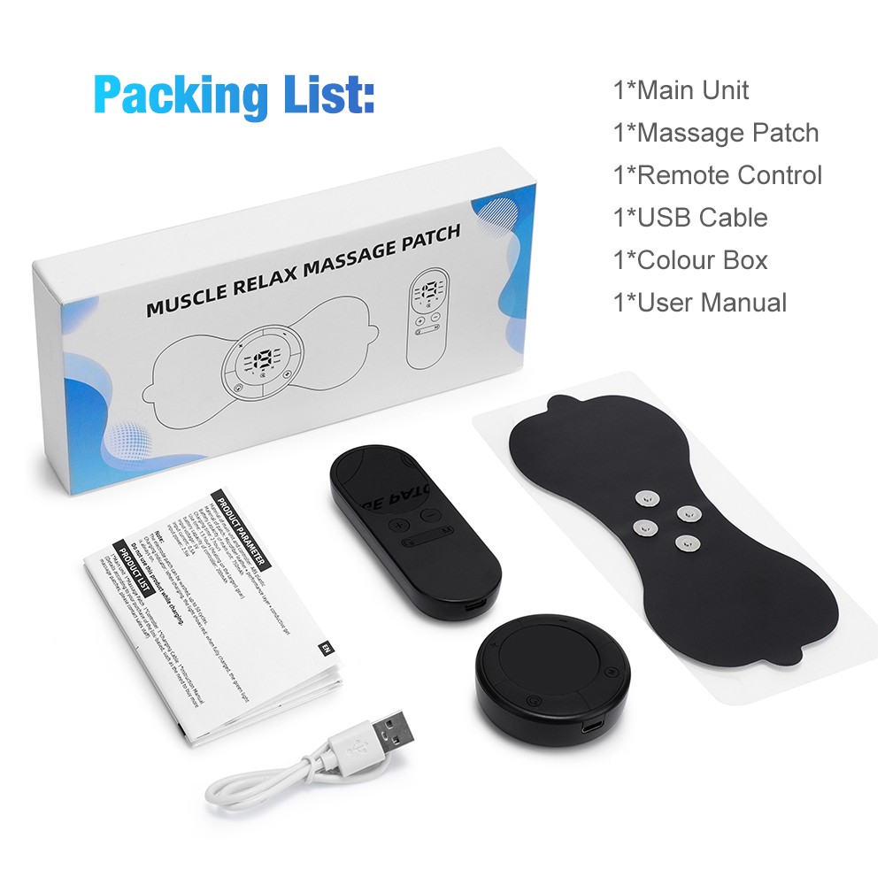 Electric Pulse Massager full body Muscle Stimulator Pain Relief Therapy Machine