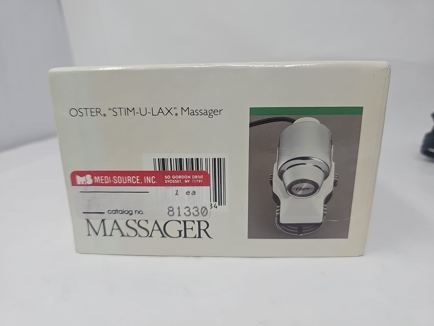Oster Stim-U-Lax Therapeutic Massager 14-11 Chrome, Box, Works Great