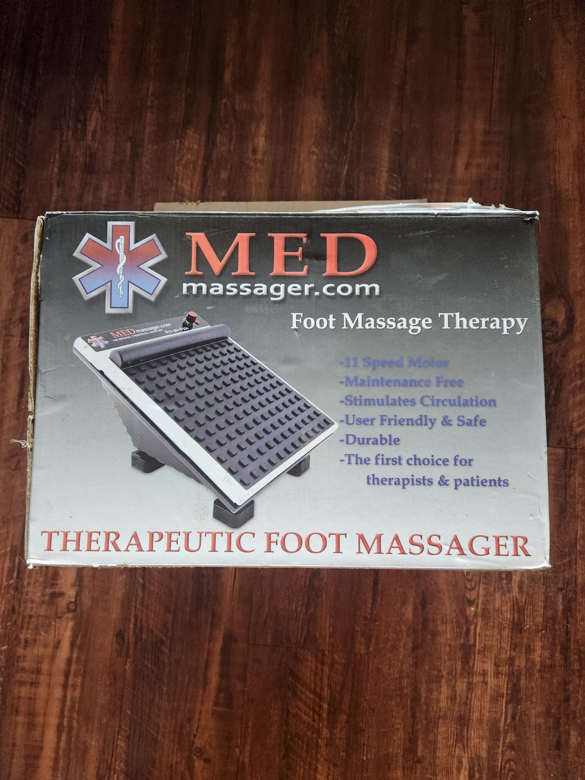 MED massager.com MMF07 Foot Massager Deep Tissue Multispeed Corded Electric