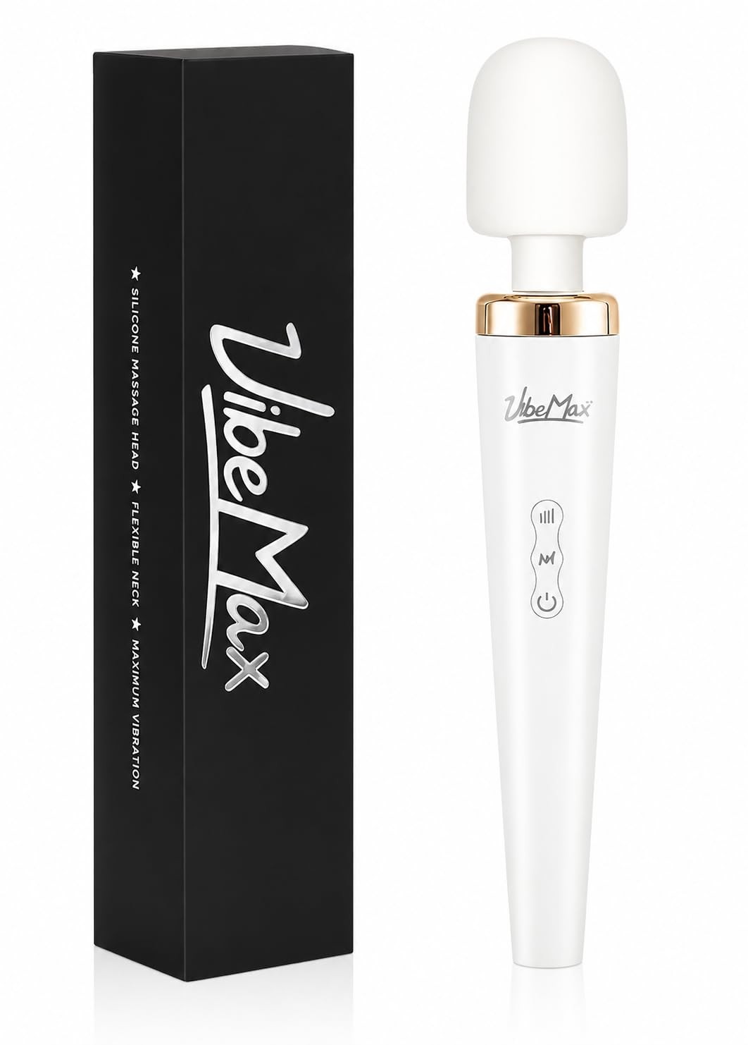 Rechargeable Handheld Wand Massager – Powerful Deep Tissue Muscle Therapy Dev…
