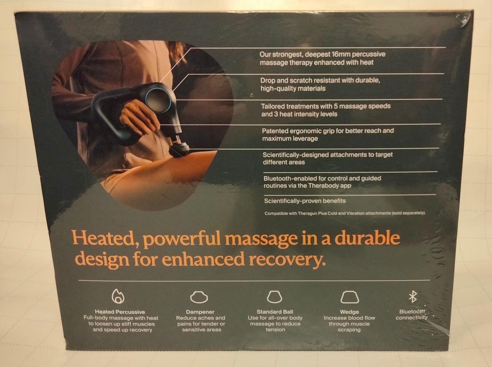 Therabody Theragun Prime Plus – with Heat Therapy – BRAND NEW – Factory Sealed
