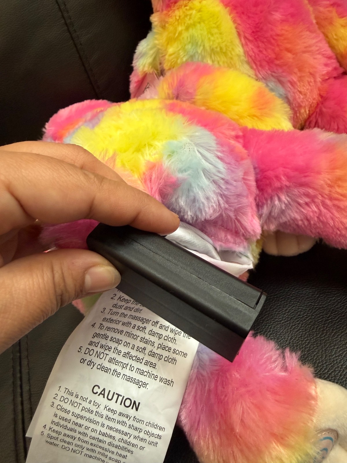 Massaging Plush Rainbow Sloth – LOT OF 2 – Easter Basket Stuffed Animal Toy🌈