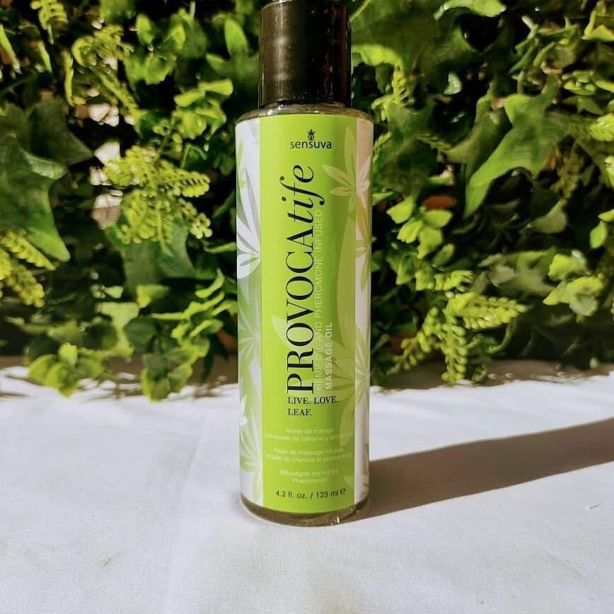 Provocatife Hemp Oil Infused Massage Oil 4.2 fl.oz. 125ml Bottle