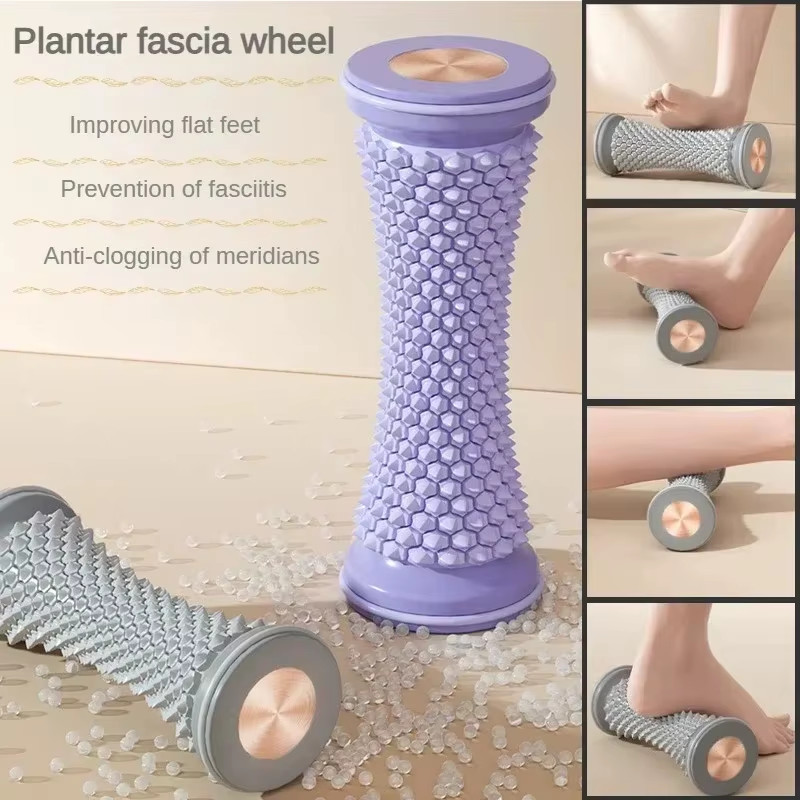 Foot Massage Roller Yoga Massage Ball Plantar Fascia Roller Muscle Relaxation Ca