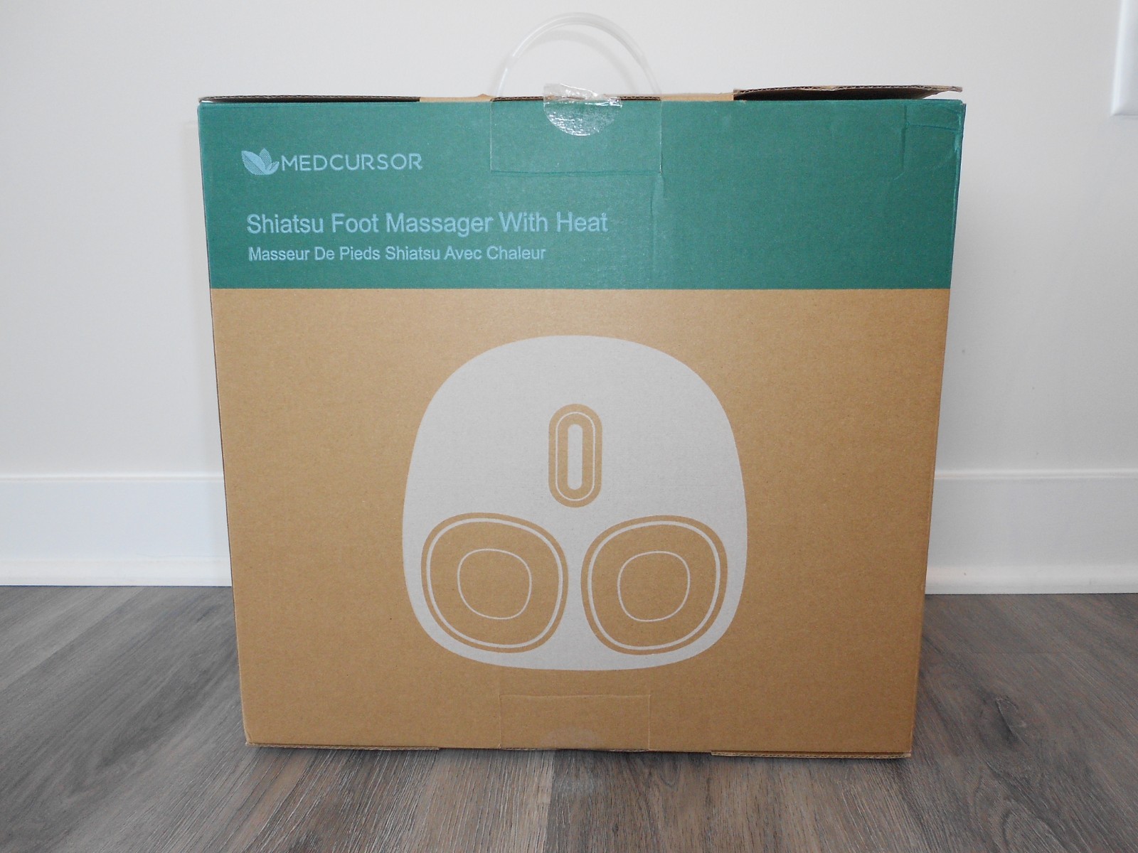 Medcursor Shiatsu Foot Massager With Heat Electric Deep Kneading Massage Machine