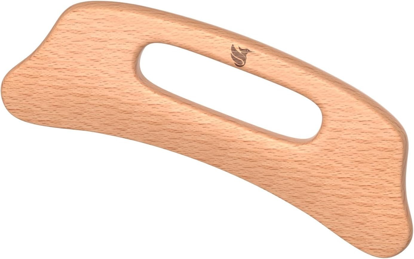 Natural Wood Gua Sha Board for Effective Pain Relief & Body Slimming Massage