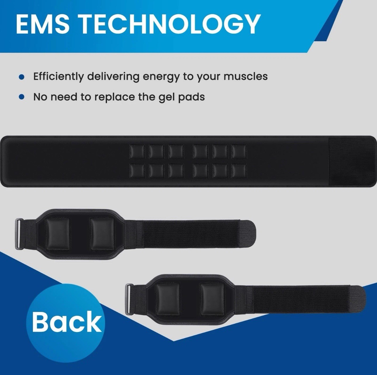 Fitness Belt Powered Muscle Stimulator for Home Use for Muscle Conditioning New