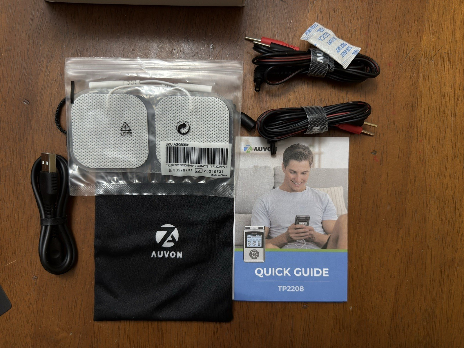 AUVON TENS & EMS Muscle Stimulator Model TP2208 Device New Open Box