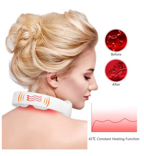 Massager Neck&Shoulder Portable Pulse Neck Pain Relief Stimulator Muscle Relaxer