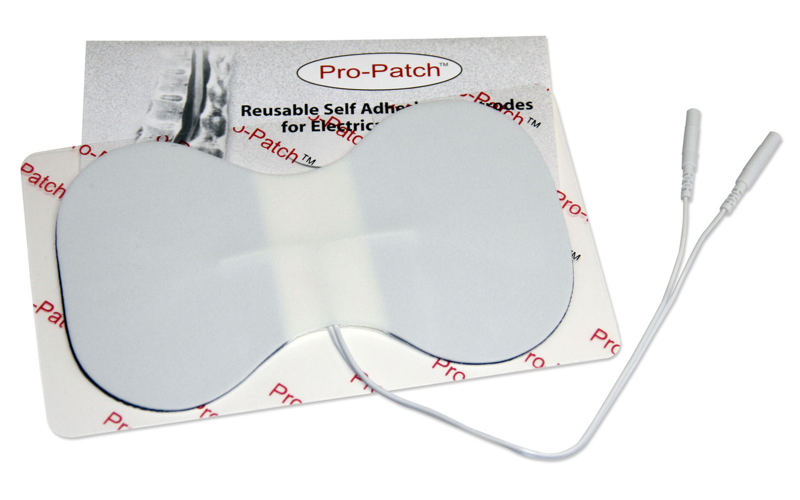 4″x6″ Reusable Self Adhesive Electrodes – 3 packs of 1 electrodes – 036