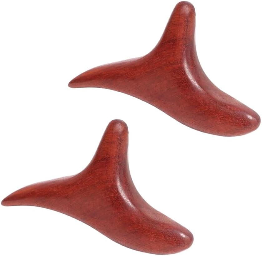 2Pcs Thai Reflexology Master Hand Foot Stress Reliever Ergonomic Wing Massager W