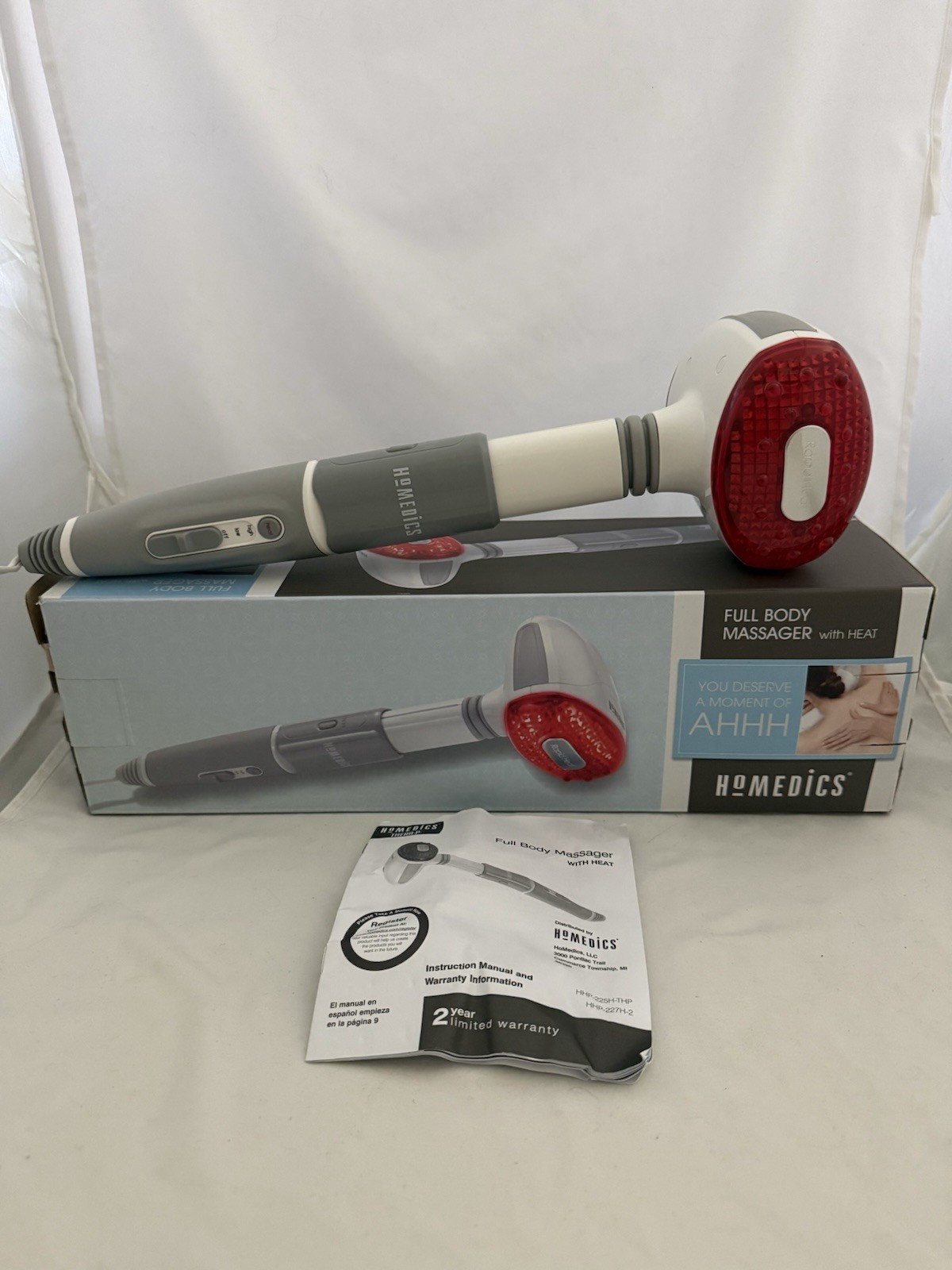 Homedics Full Body Massager w/Heat HHP-227H-2 Tested & Working (NEW)