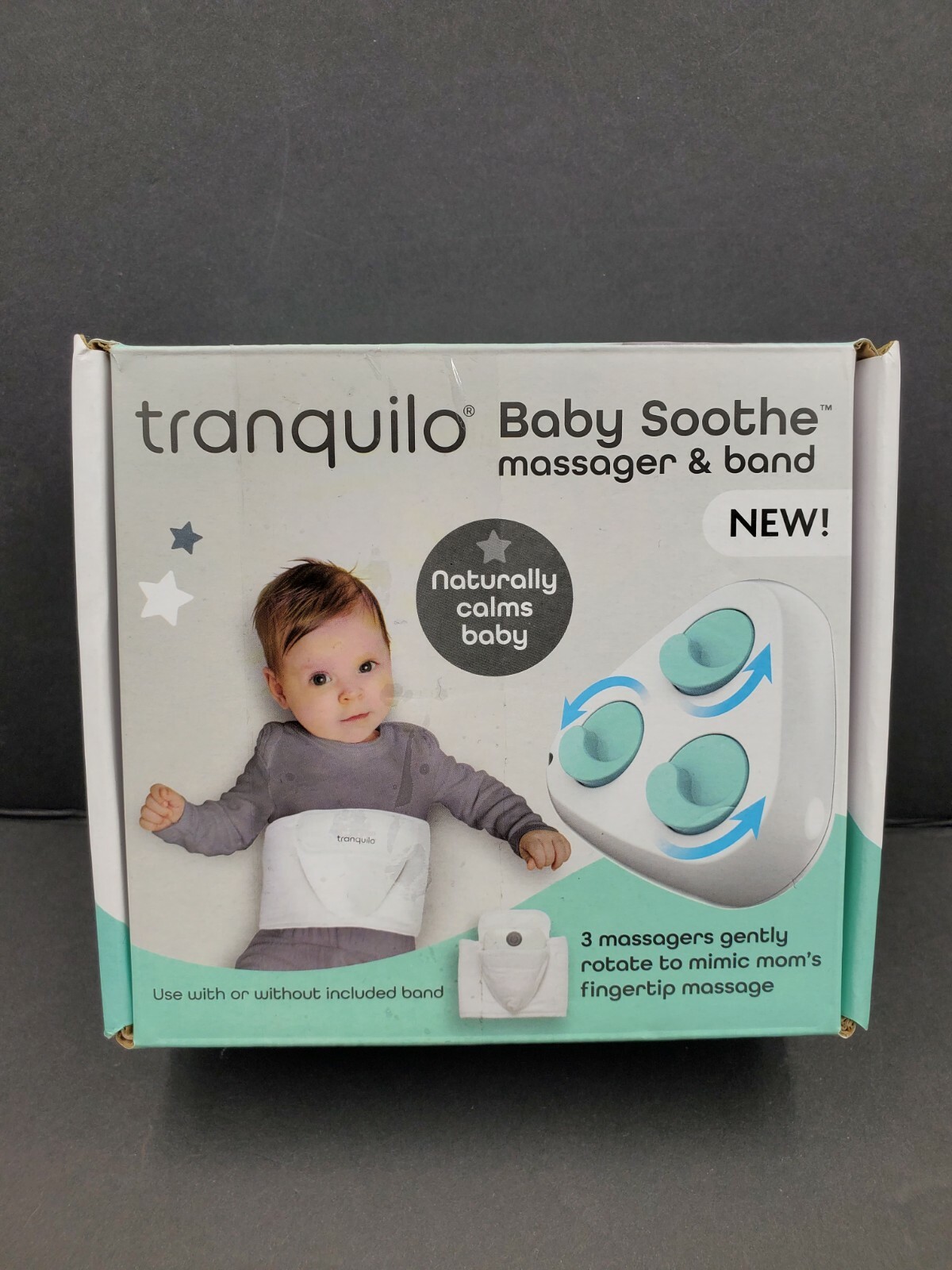Tranquilo Baby Soothe Massager & Band – Naturally Calms Baby New Opened 📦