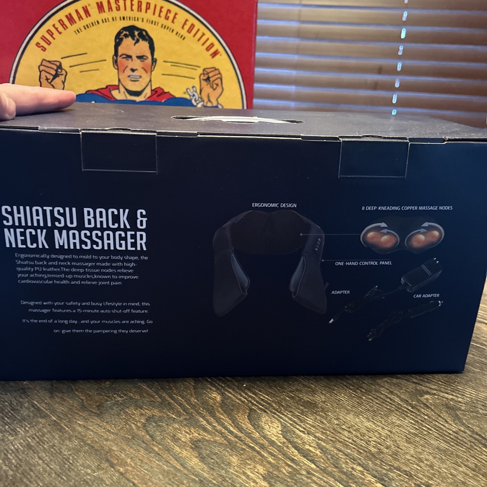 DAILY LIFE SHIATSU BACK & NECK MASSAGER WITH HEAT / DEEP KNEADING / ZC-3002