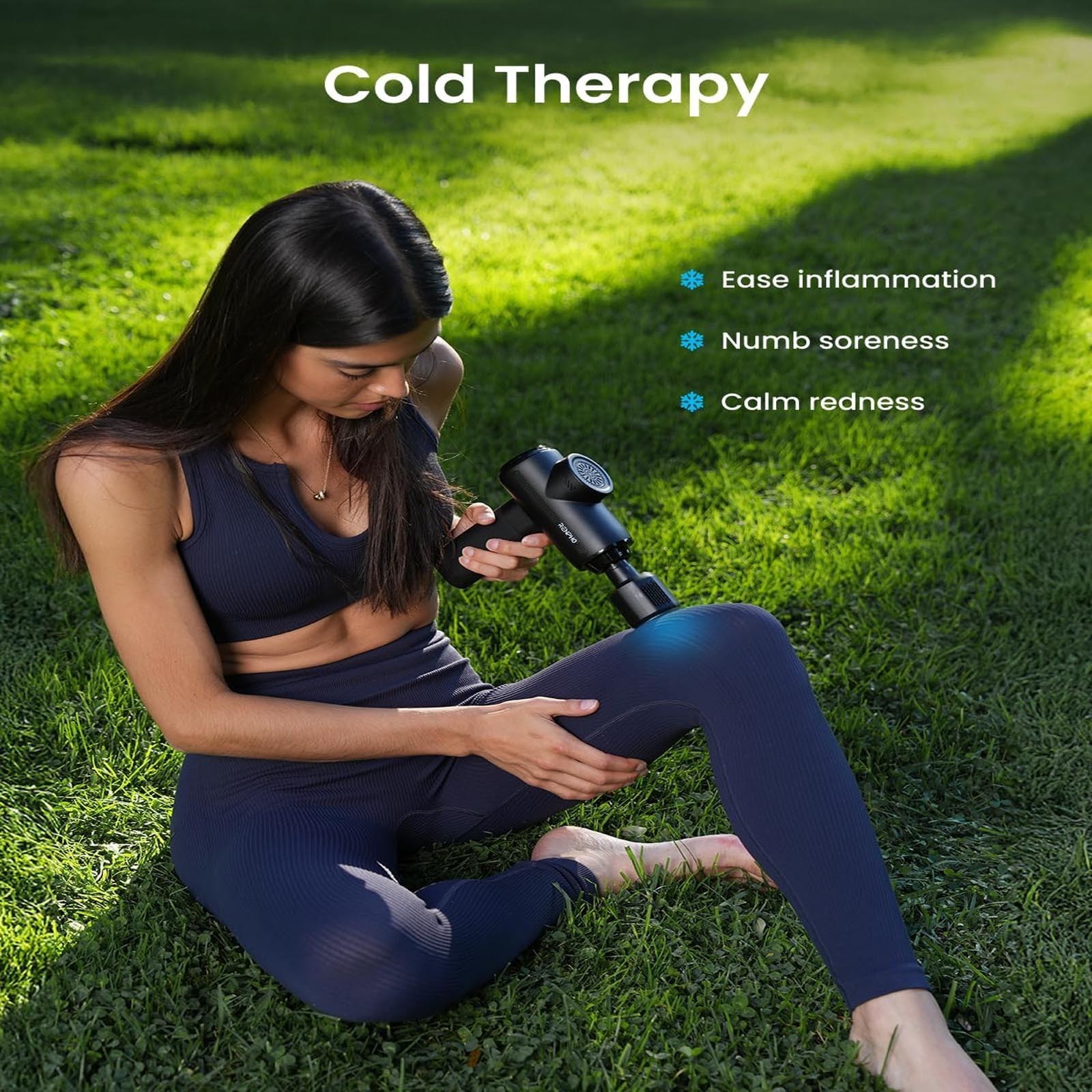 RENPHO Active Thermacool 2 Massage Gun Heat Cold Handheld Neck Massager FSA HSA