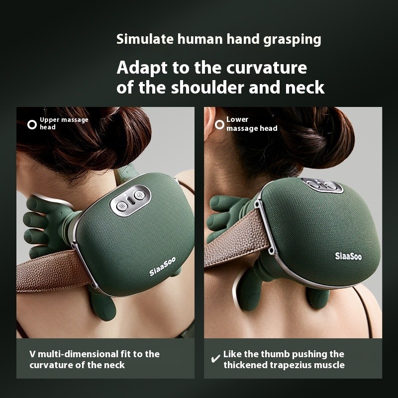 Electric Neck And Shoulder Muscle Massager Wireless Shoulder And Back Kneading