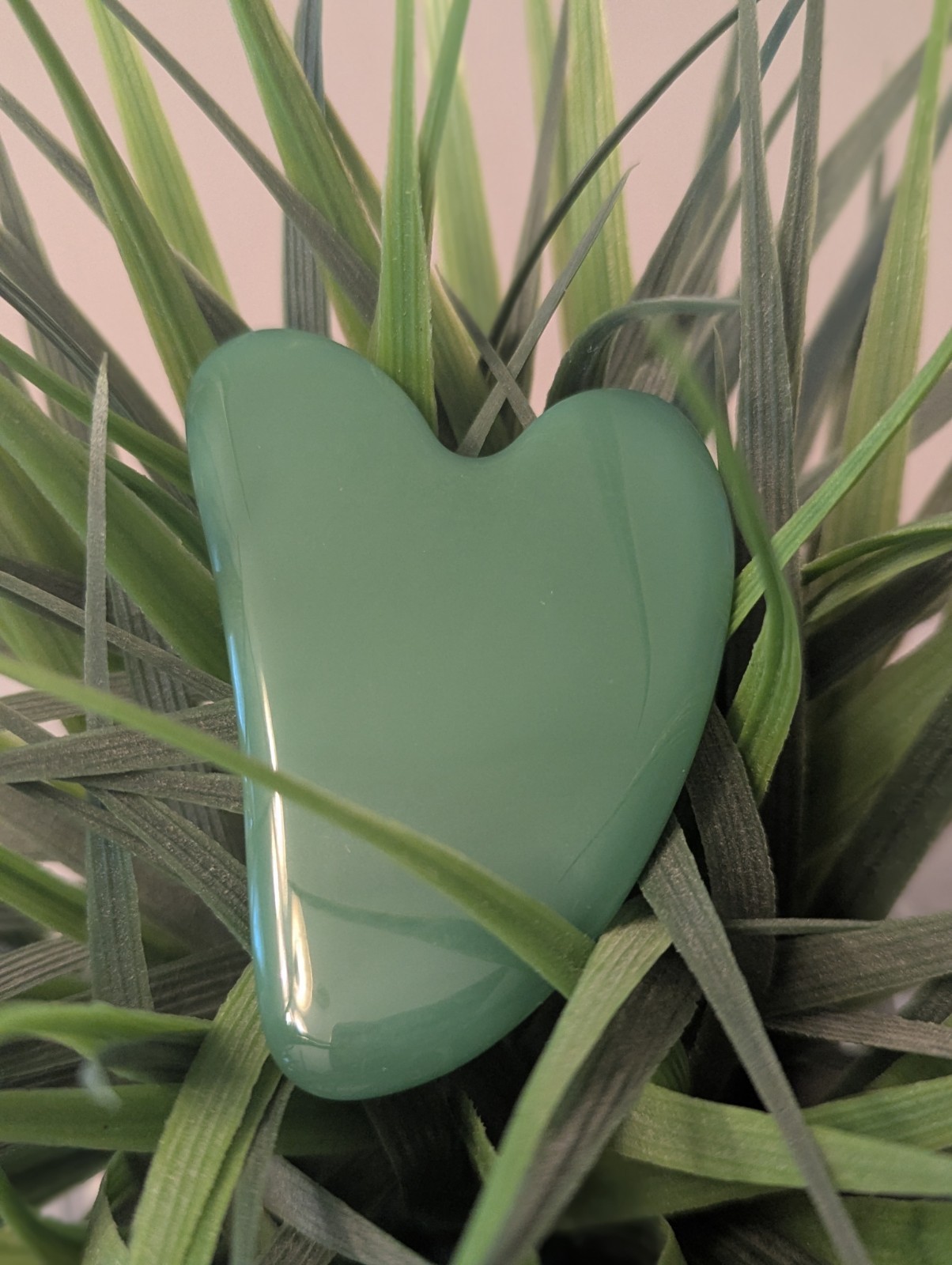 Gua Sha Jade Stone Massage Tool for Face and Body Anti-Aging
