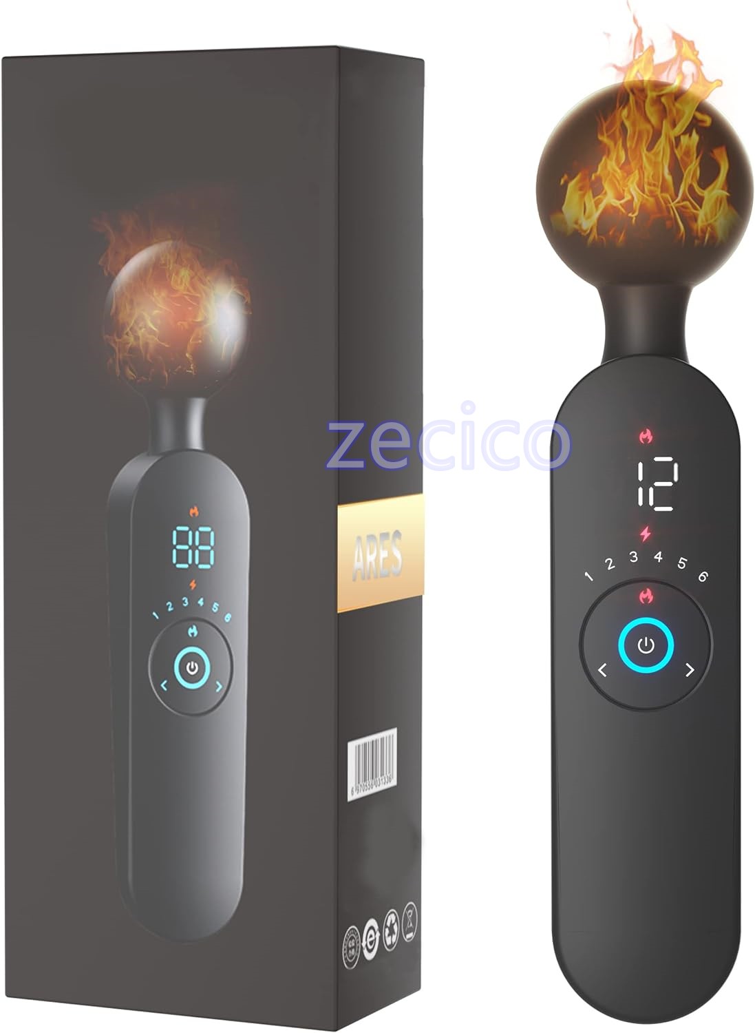 Upgraded Powerful Massager Wand Handheld Heated Vibrating Massage Full Body US