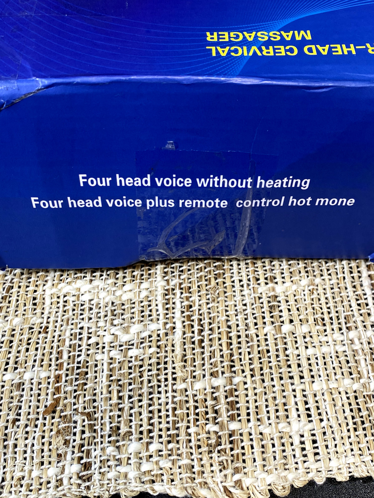 Unbranded Four Head Cervical Vertebrae Massager NIB **READ DETAILS**