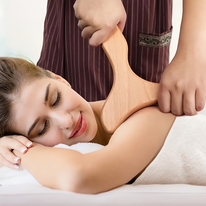 6 in 1 Wood Relax Massage Tool Set For Relief, Relaxation And Muscle Relax Mass