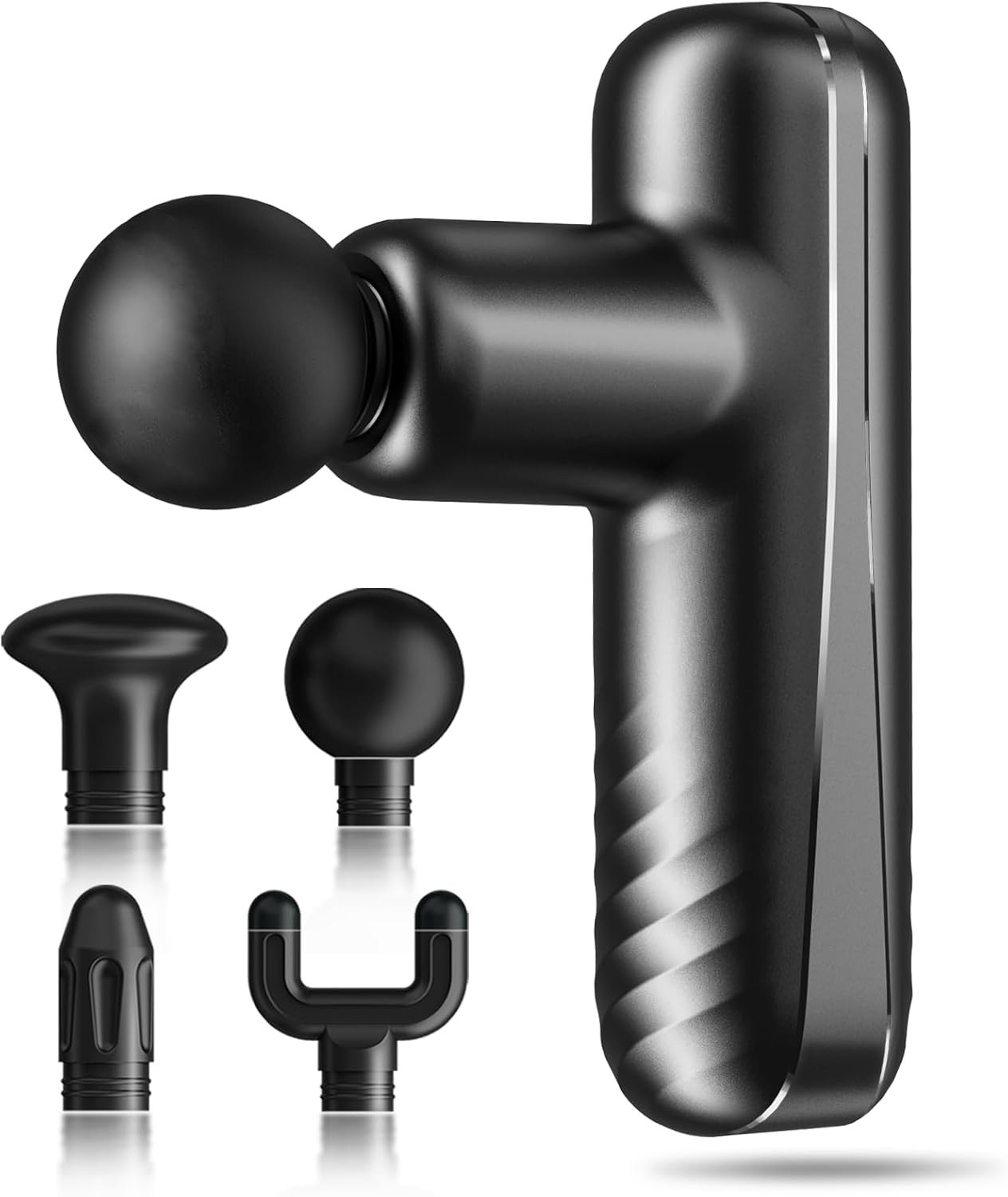 Compact Handheld Massage Gun – Rechargeable Muscle Therapy with Auto Shut-Off