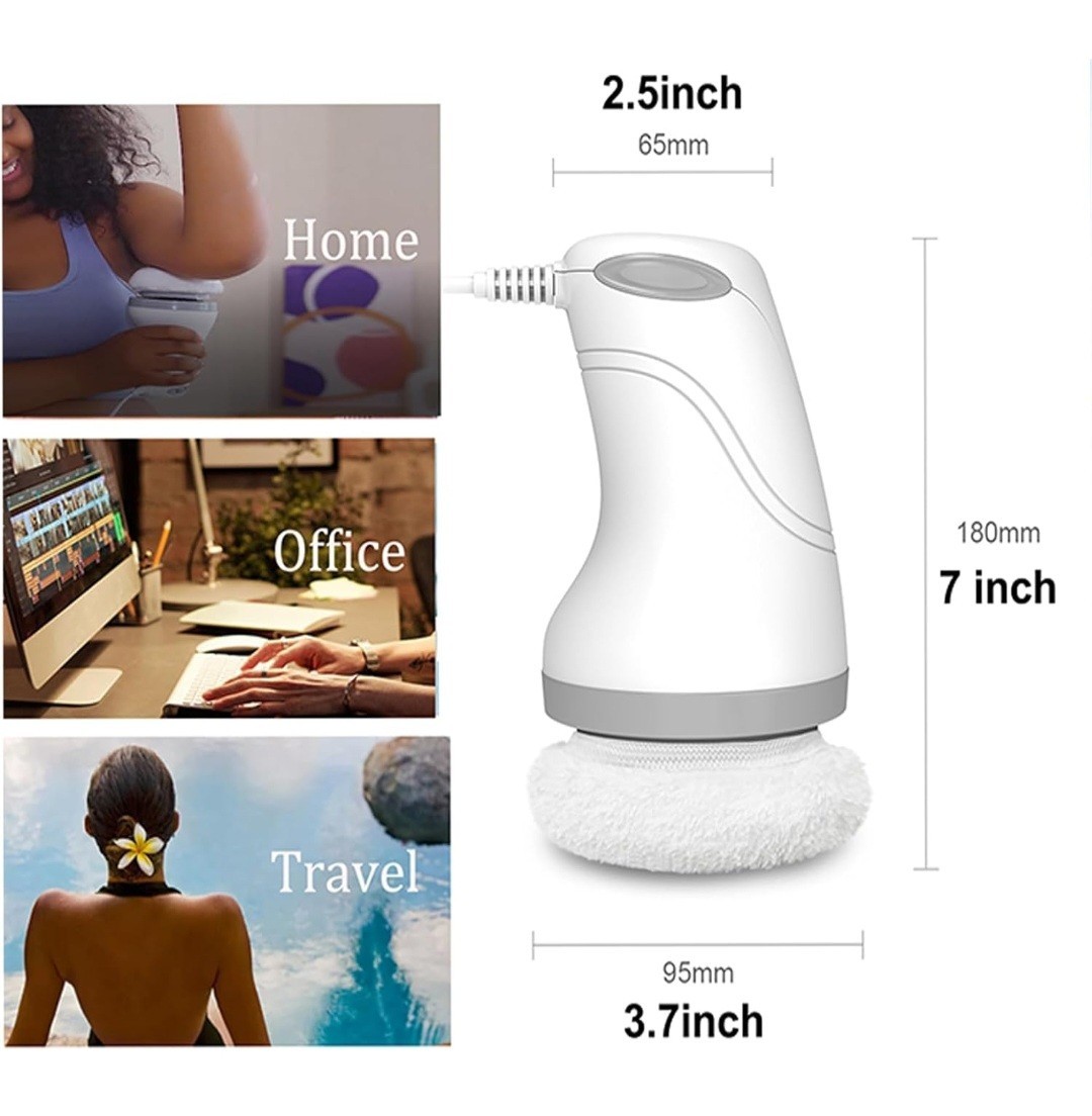 Body Machine Electric Massager 3 Pads, Handheld Full Body Massage Machine for…