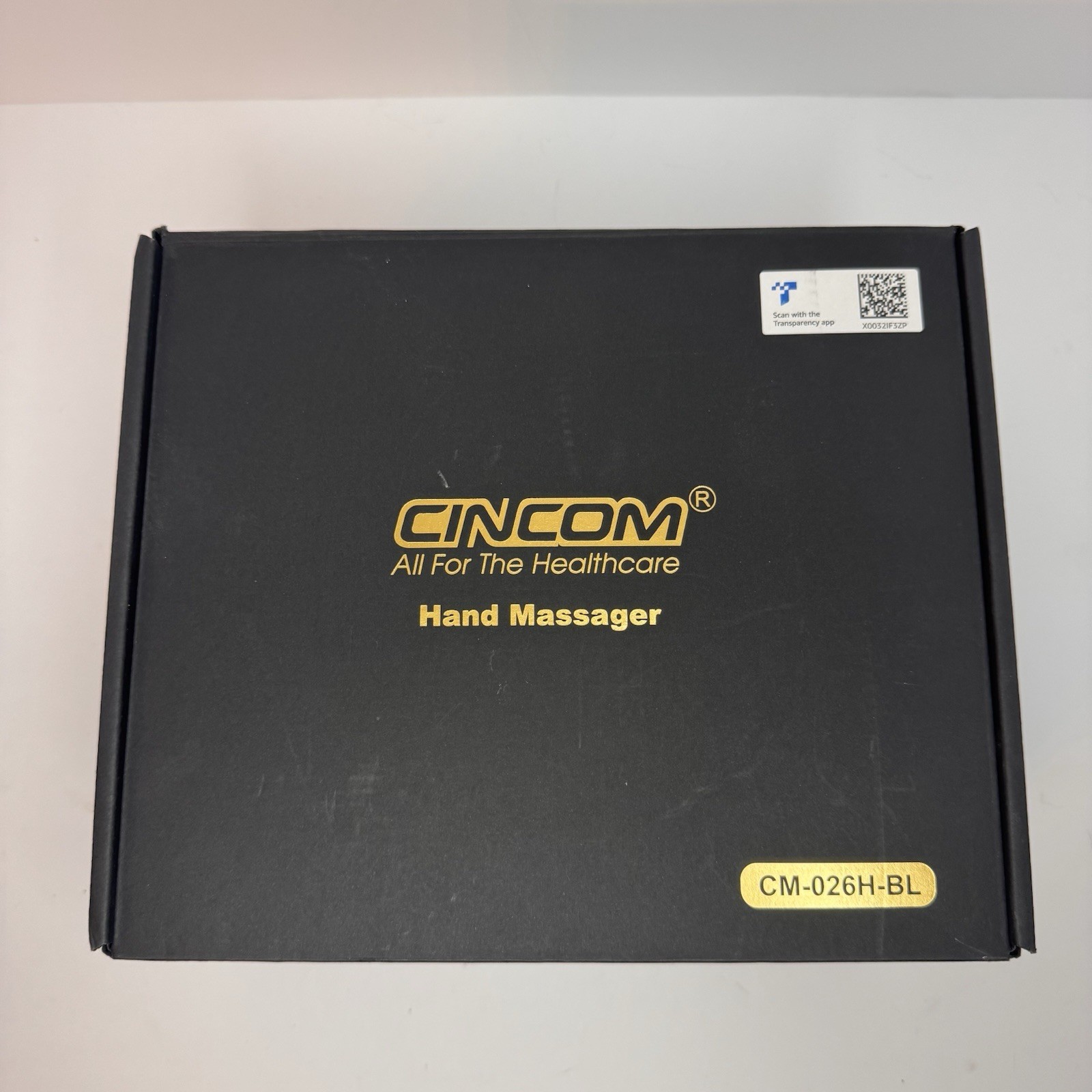 Cincom Hand Massager with Heat CM-026H-BL Cordless Black NEVER USED With charger