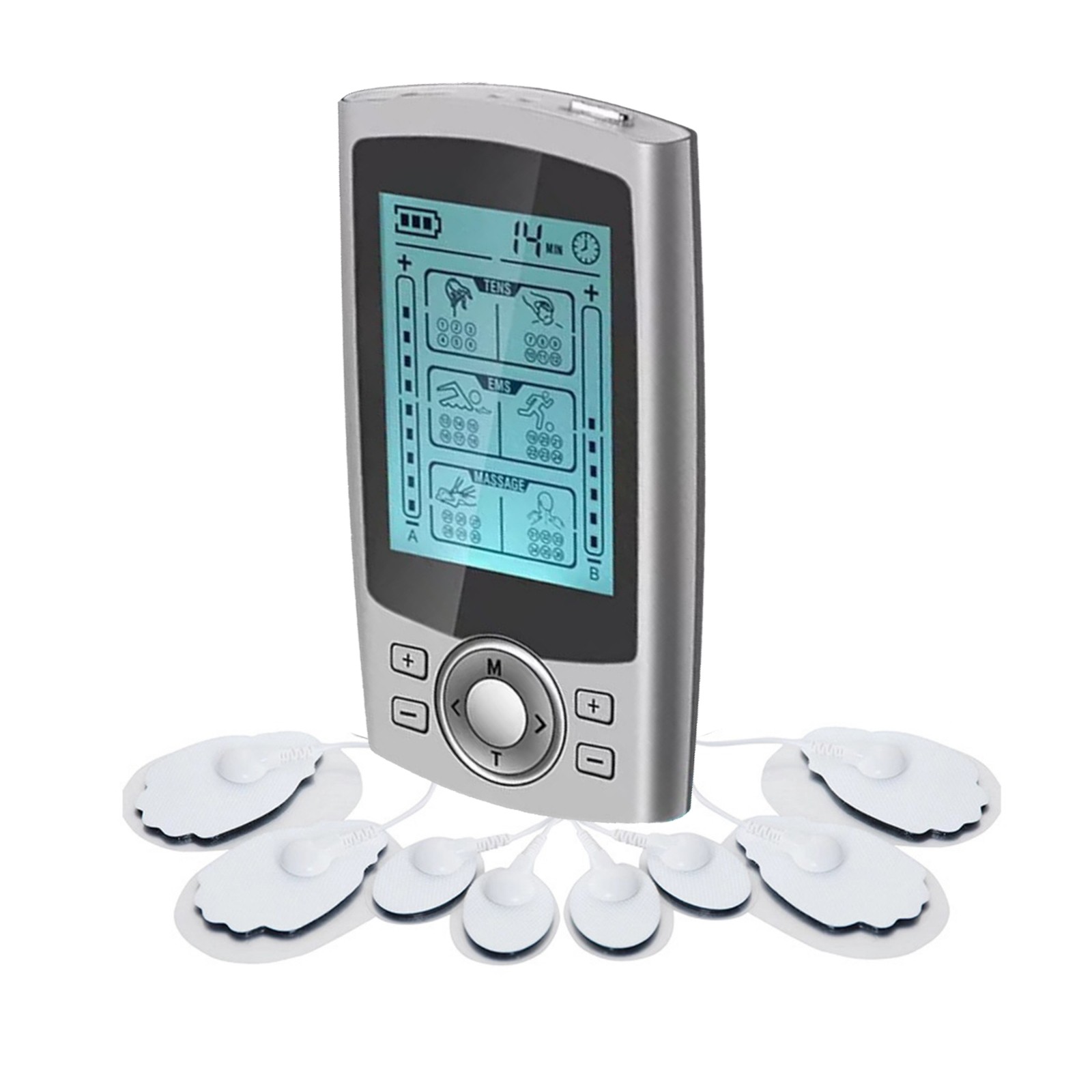 36 Modes Portable Tens Unit Muscle Stimulator Machine Pulse Massager Device