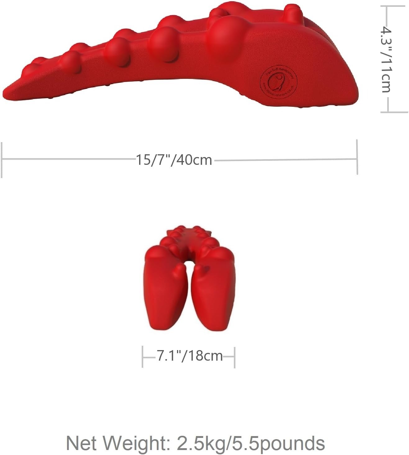 Trapezius Massager Neck Shoulder Back Trigger Point Relief Tension Headache Tool