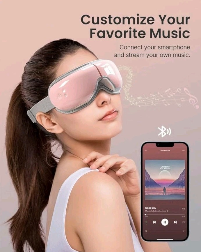RENPHO Eyeris 1 Eye Massager w/ Heating Function Music & Bluetooth New Sealed