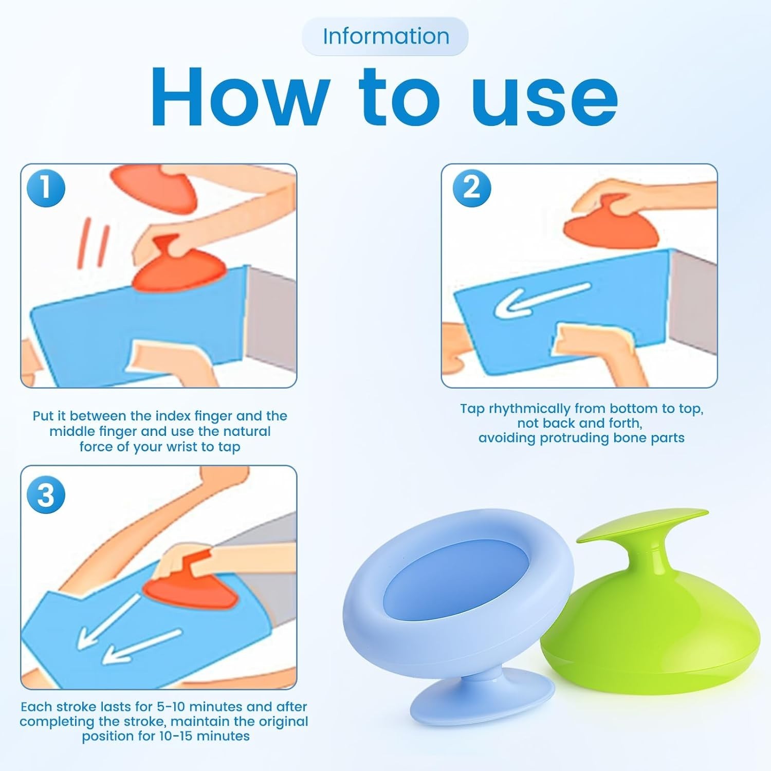 Ergonomic Silicone Percussion Cup for Chest Congestion Relief – 4.3″x3.5″
