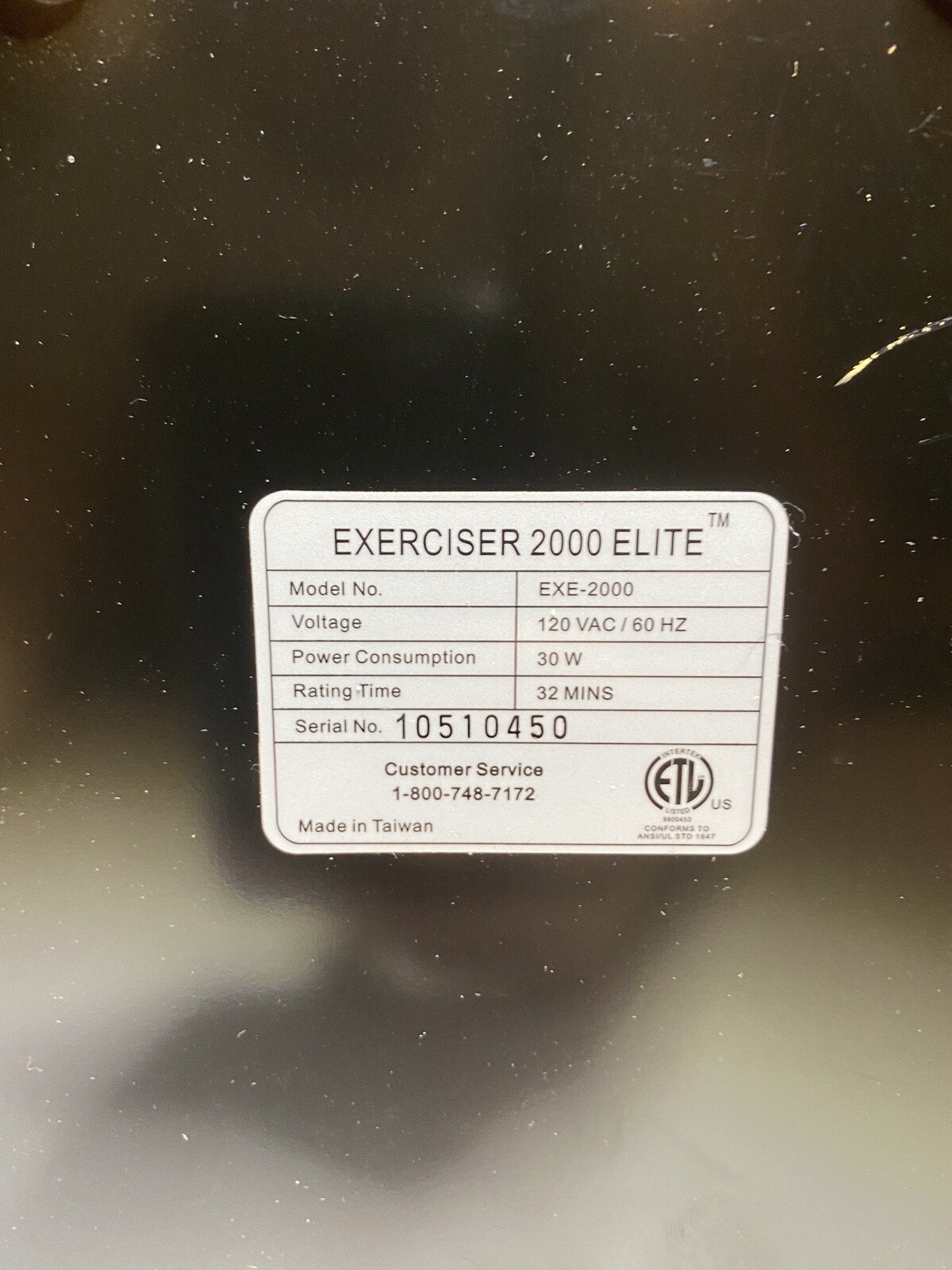 Clark | Exerciser 2000 Elite Platinum Series | Leg Swing Chi Machine | EXE-2000