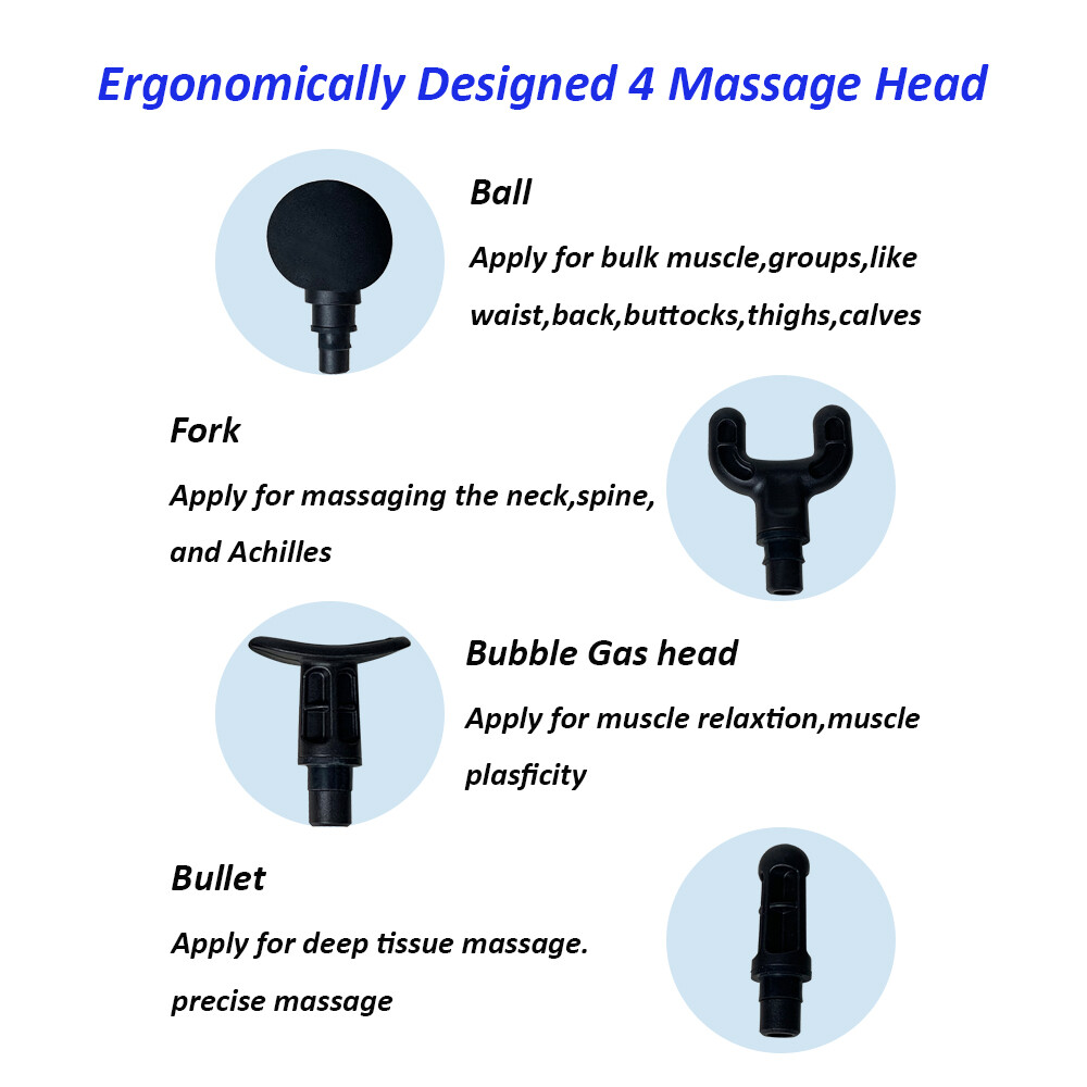 Pink Massage Gun Deep Tissue Percussion Massager Gun Muscle Vibrating Relaxing