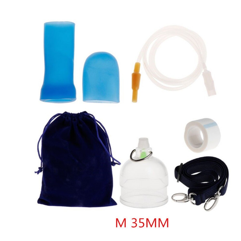 Wearable Male Stretcher Cupping Set Vacuum Cup Massage Extender Body Enhancer